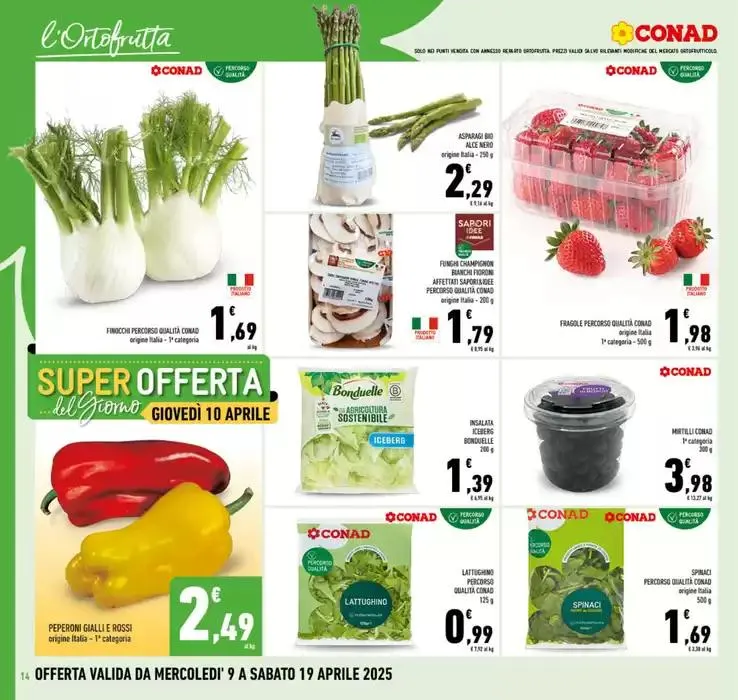 Buona Pasqua da 9 aprile a 19 aprile di 2025 - Pagina del volantino 14