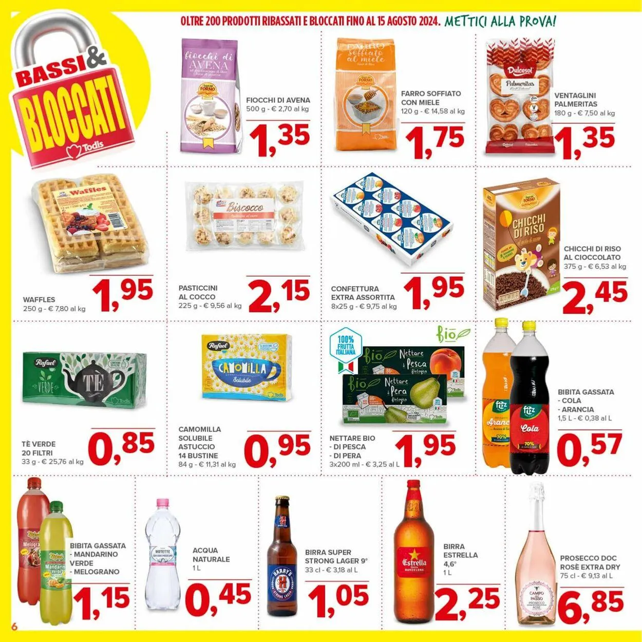 Todis Volantino attuale da 24 luglio a 7 agosto di 2024 - Pagina del volantino 6