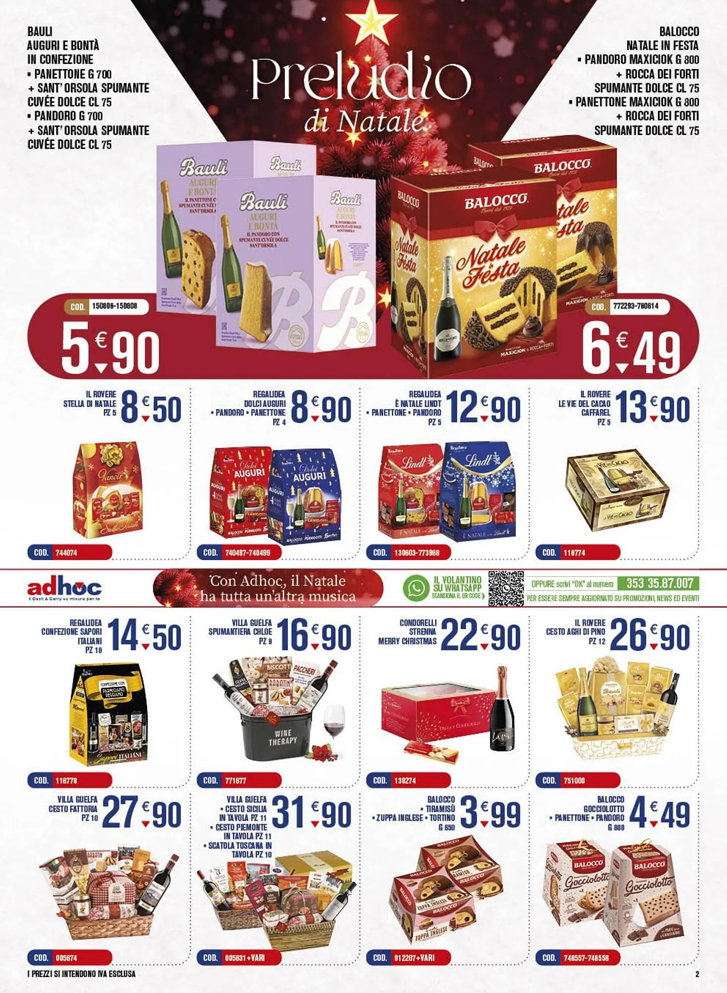 Volantino Adhoc da 25 novembre a 8 dicembre di 2024 - Pagina del volantino 2
