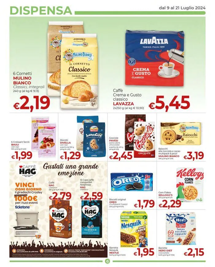 Promozione dal 9 al 21 luglio 2024 da 9 luglio a 21 luglio di 2024 - Pagina del volantino 6
