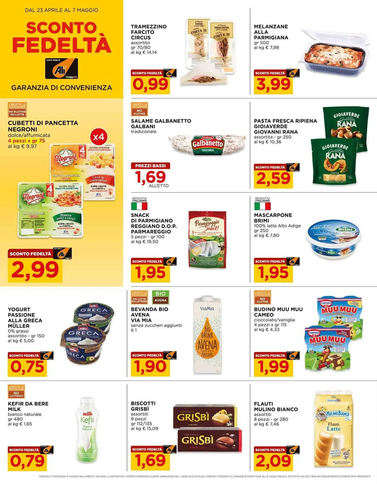 Volantino Alì Supermercati da 23 aprile a 7 maggio di 2025 - Pagina del volantino 14
