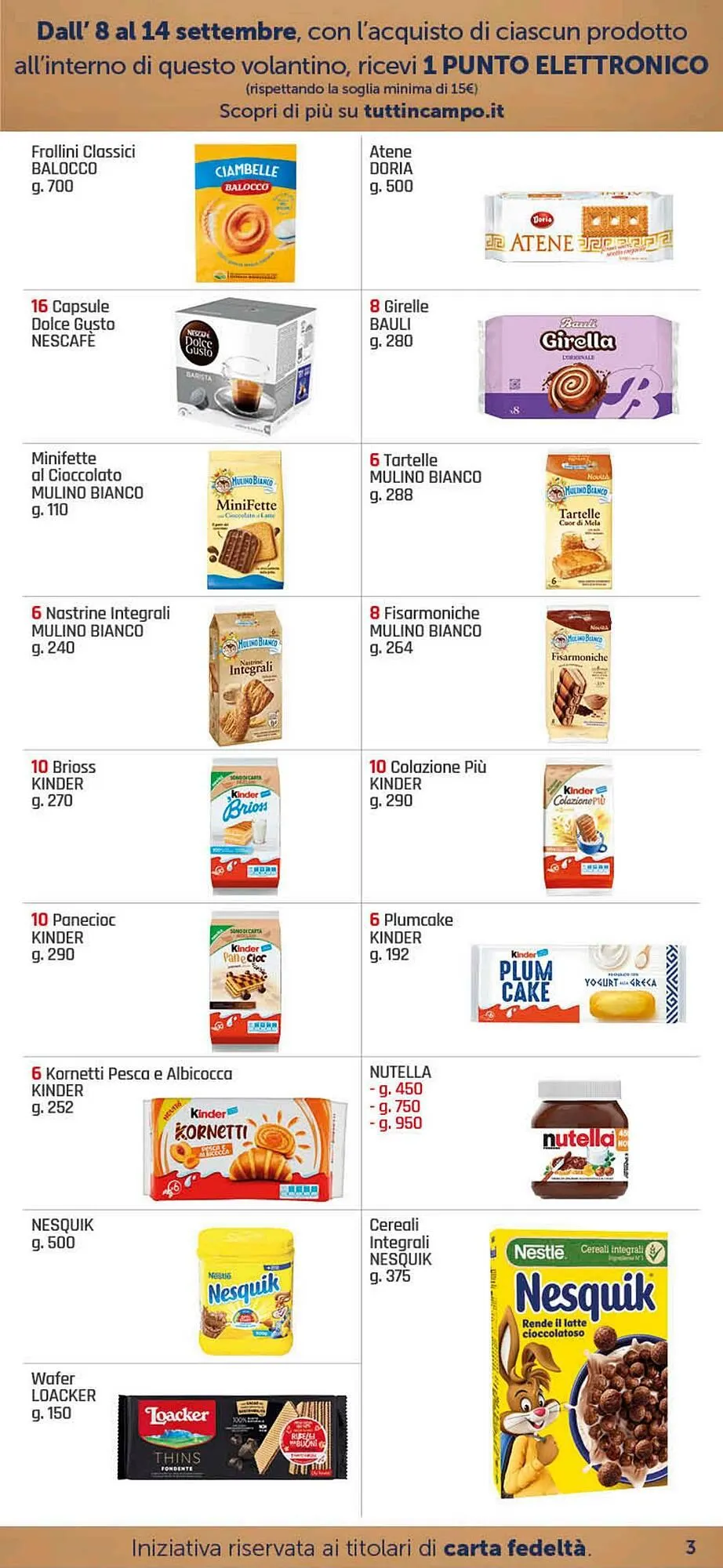 Volantino Supermercati Dok da 8 settembre a 14 settembre di 2025 - Pagina del volantino 3