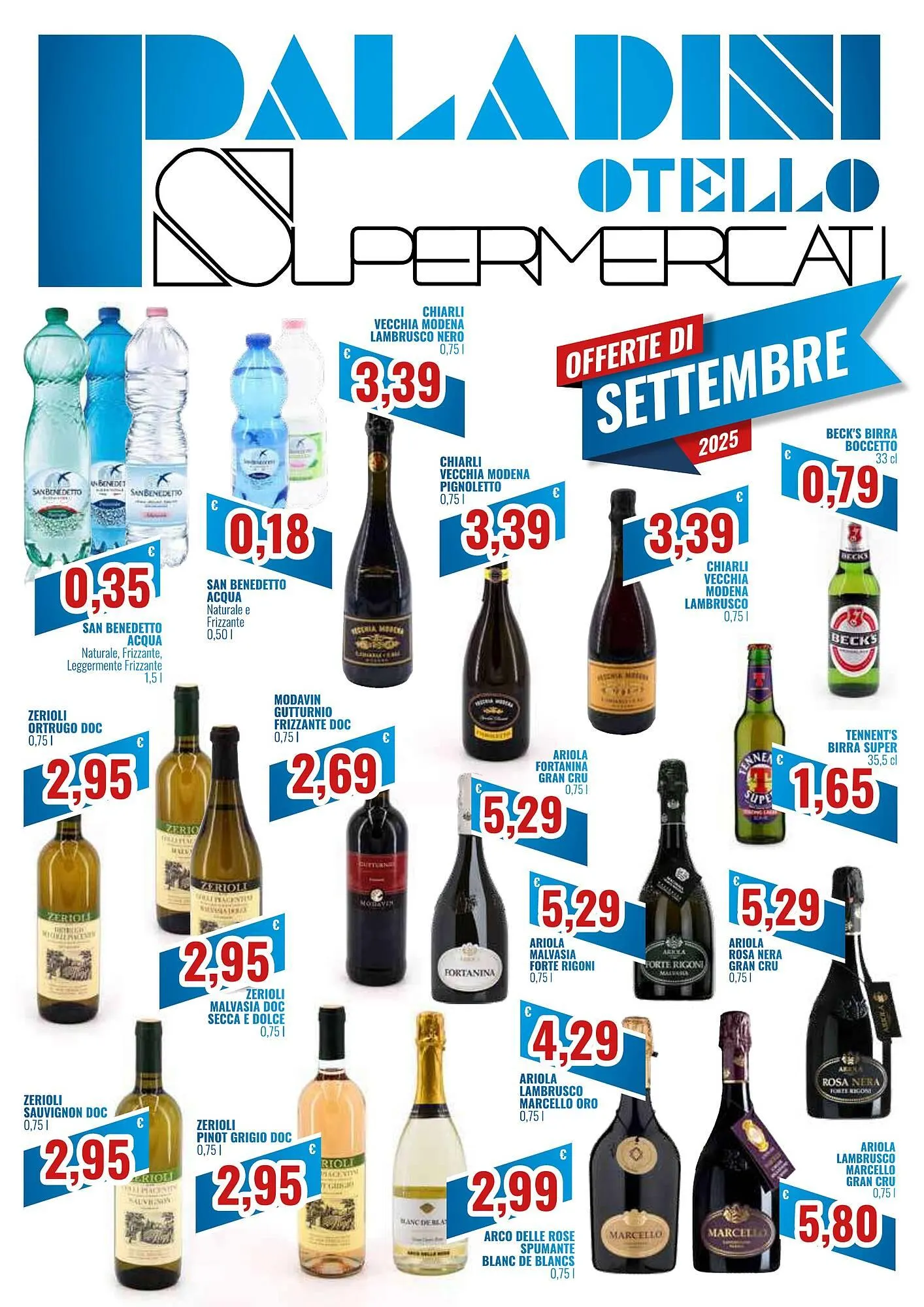 Volantino Paladini Otello Supermercato da 1 settembre a 30 settembre di 2025 - Pagina del volantino 1