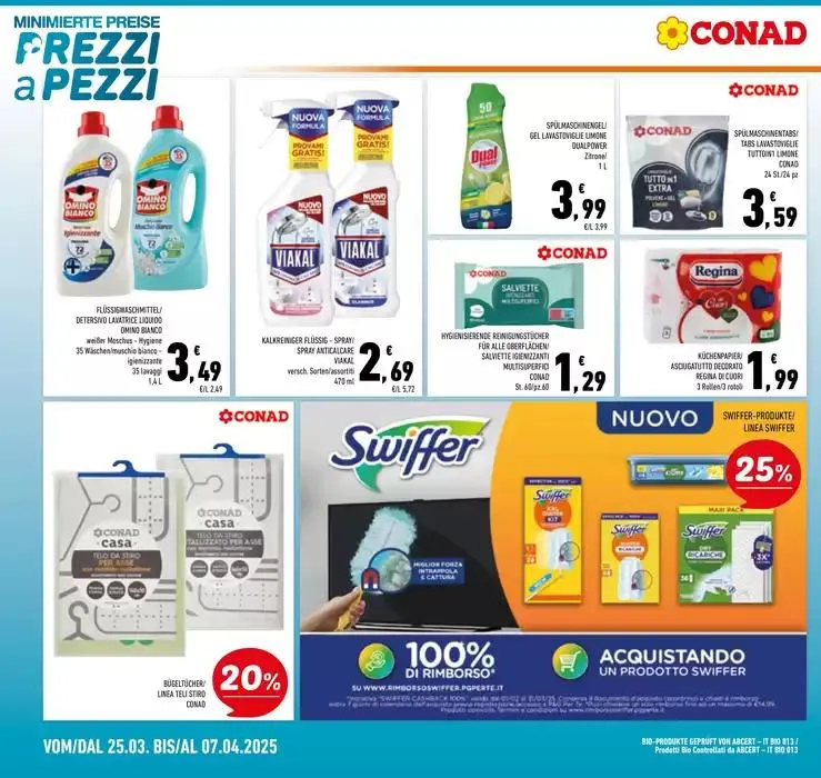 Prezzi a pezzi da 25 marzo a 7 aprile di 2025 - Pagina del volantino 22