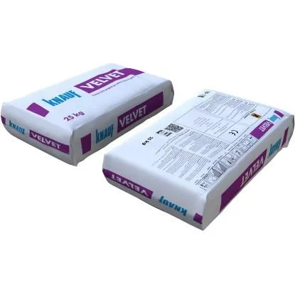 Intonaco di liscatura Velvet Knauf 25 kg