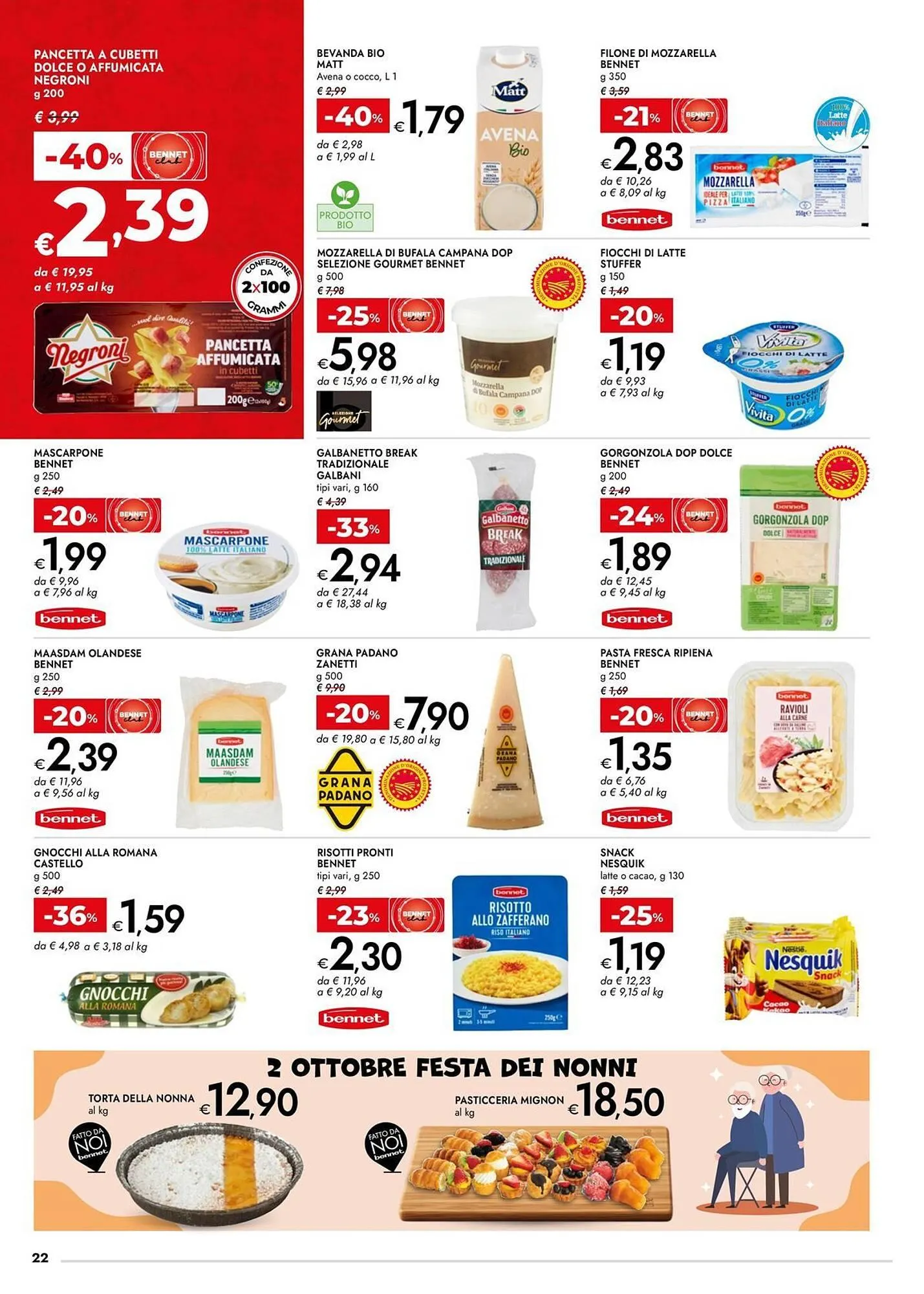 Volantino Bennet da 25 settembre a 7 ottobre di 2025 - Pagina del volantino 22