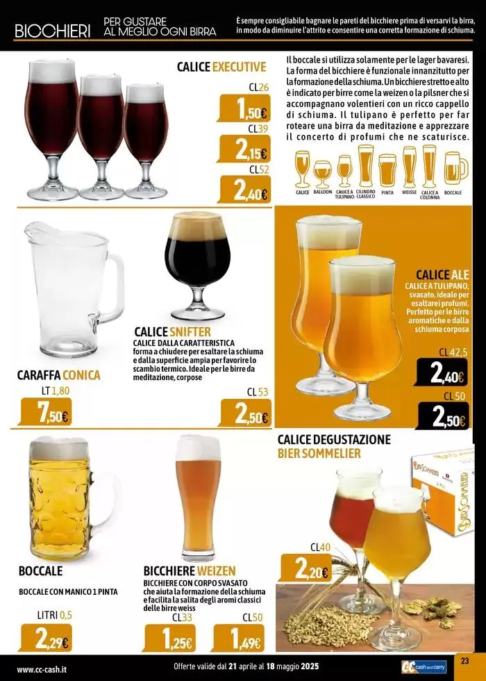 Carta birre 2025 da 22 aprile a 18 maggio di 2025 - Pagina del volantino 23