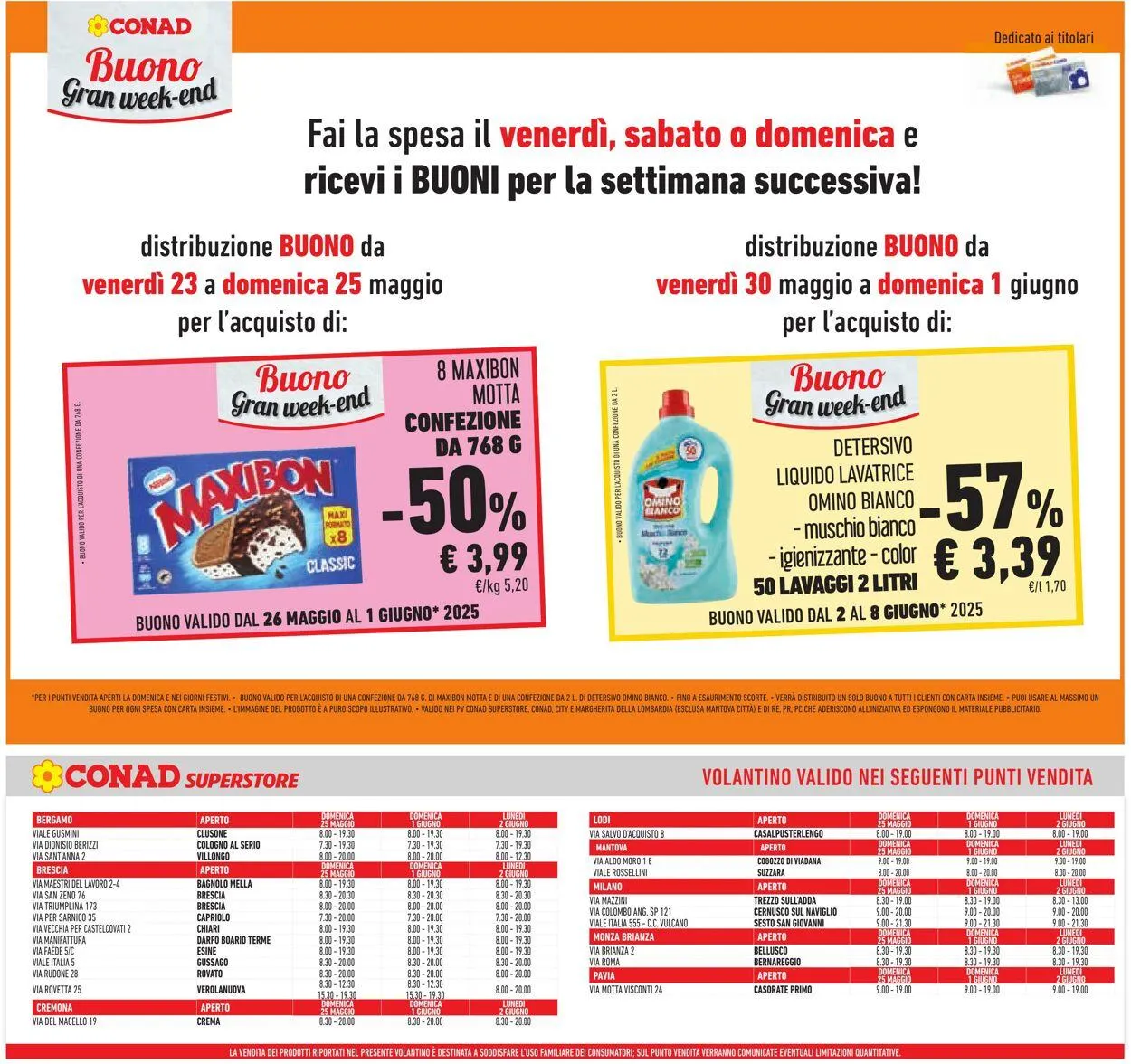 Conad - Superstore - Milano Volantino attuale da 5 maggio a 17 giugno di 2025 - Pagina del volantino 48