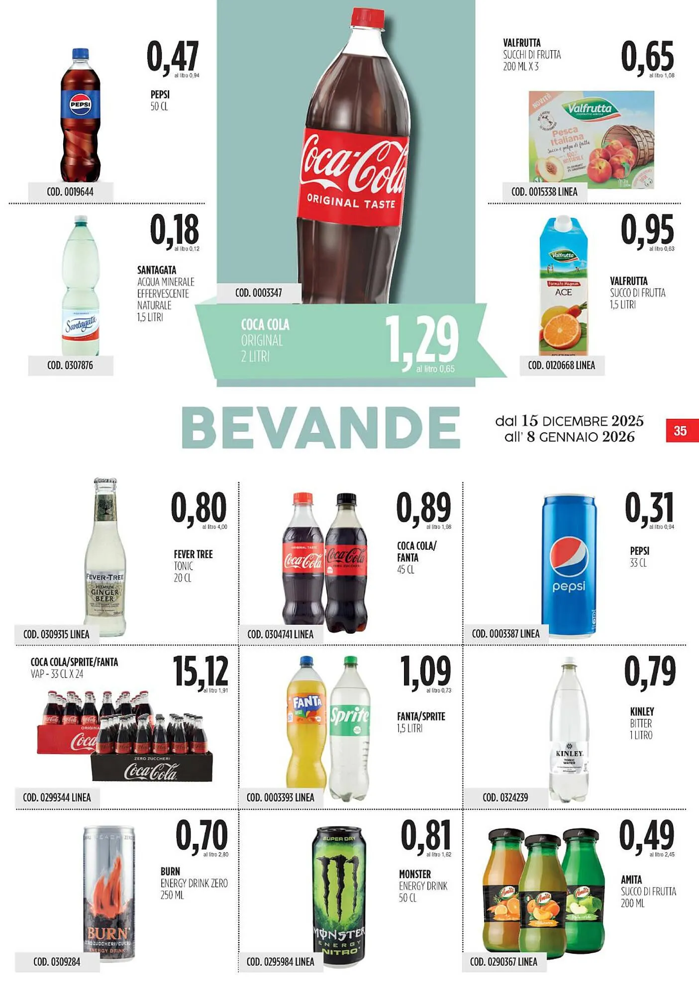 Volantino Carico Cash & Carry da 15 dicembre a 8 gennaio di 2026 - Pagina del volantino 35