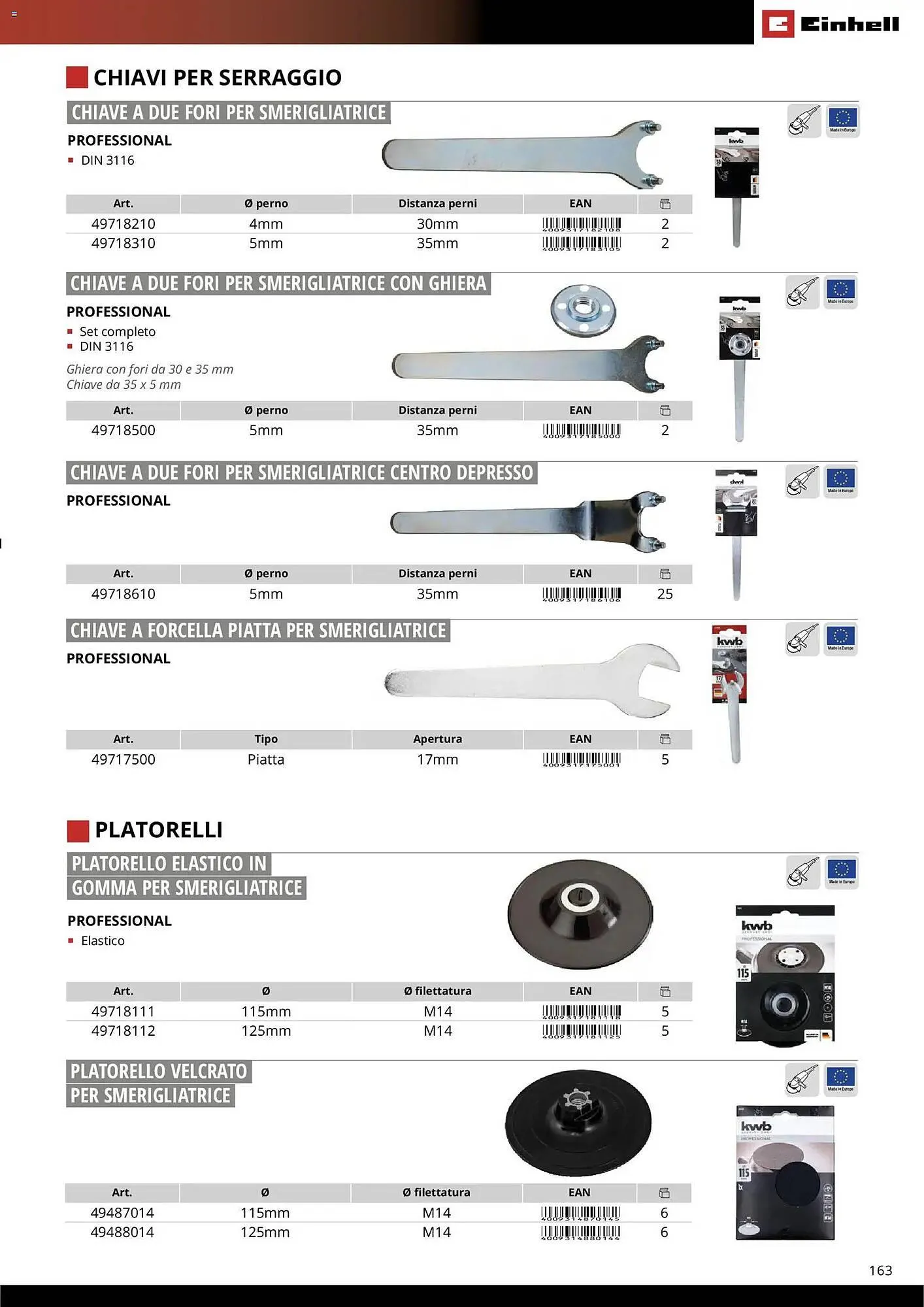 Volantino Einhell da 17 marzo a 31 dicembre di 2026 - Pagina del volantino 165