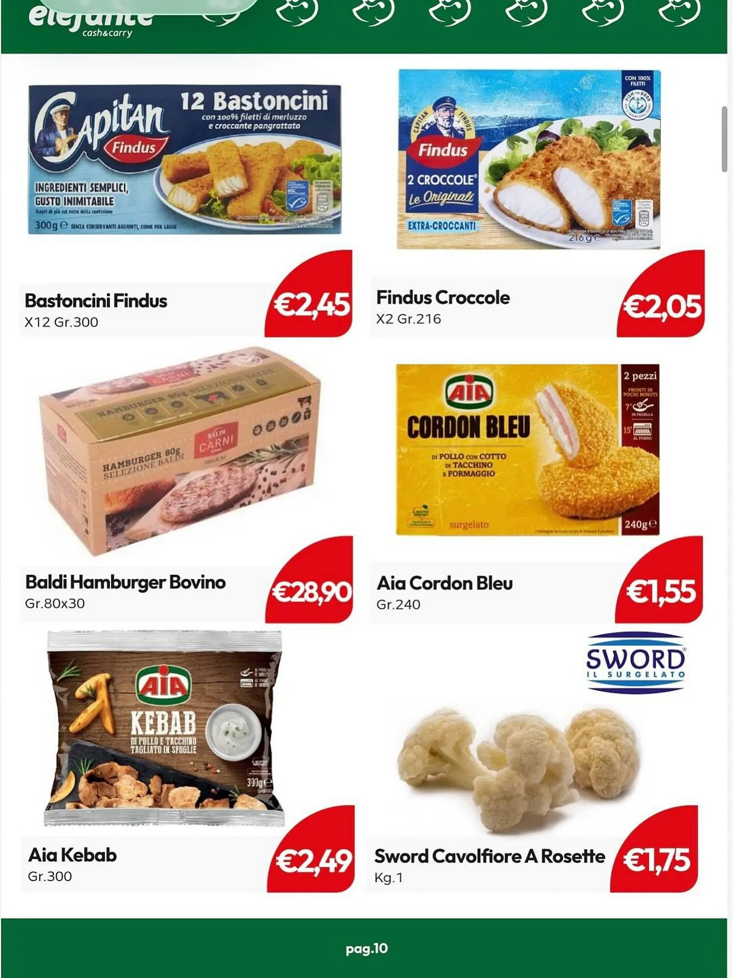 Volantino Elefante Cash & Carry da 27 ottobre a 9 novembre di 2025 - Pagina del volantino 10