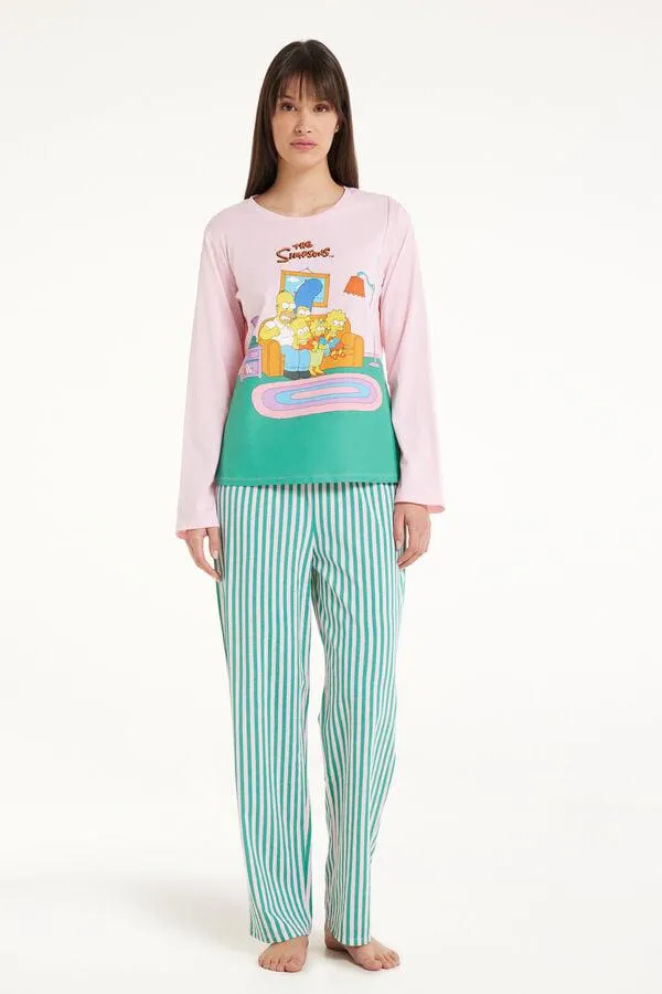 Pigiama Lungo Stampa I Simpsons