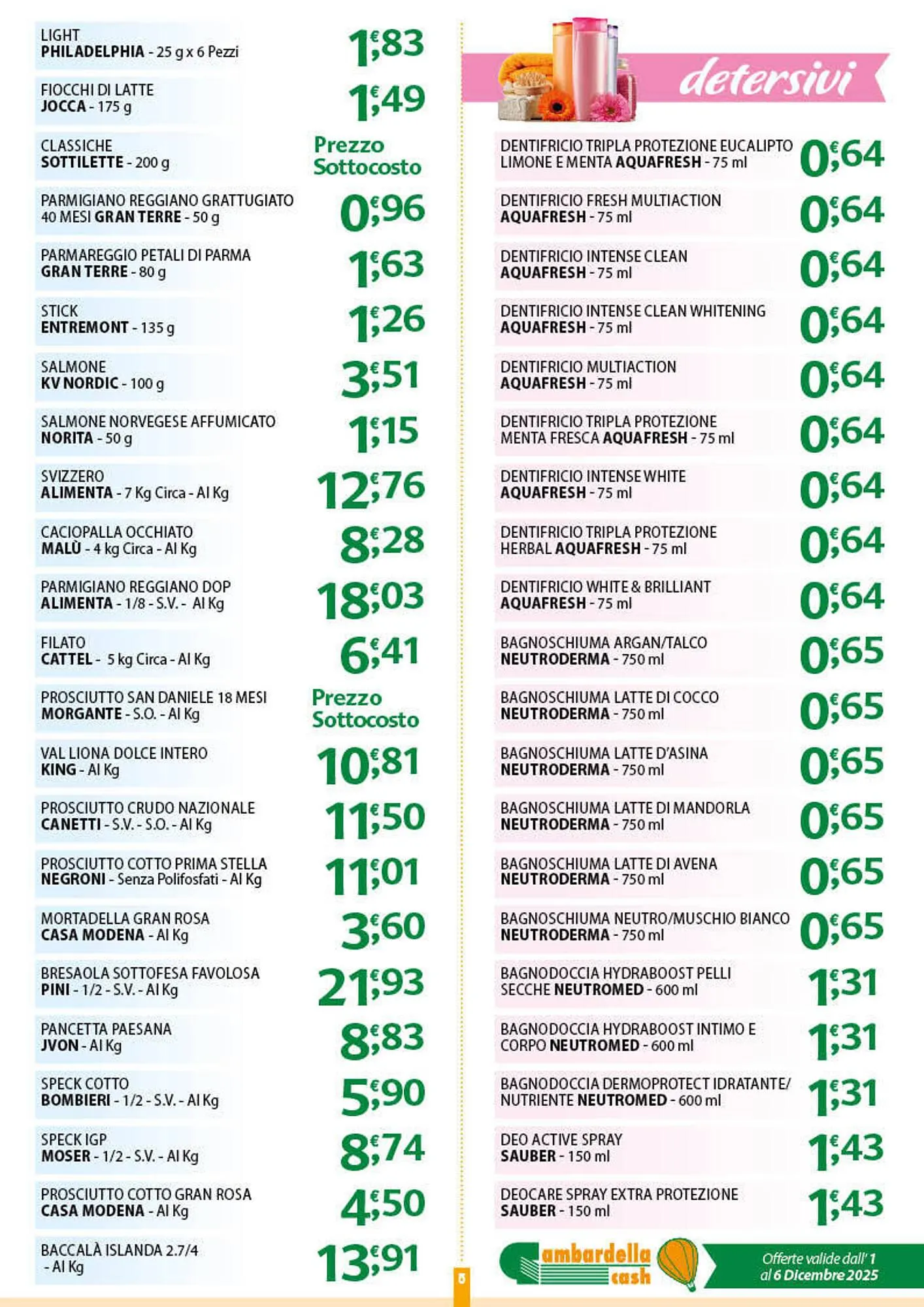 Volantino Gambardella Cash da 1 dicembre a 6 dicembre di 2025 - Pagina del volantino 5
