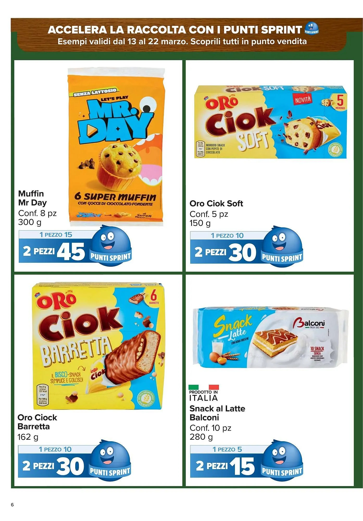 Volantino Carrefour Market da 13 marzo a 23 marzo di 2026 - Pagina del volantino 6