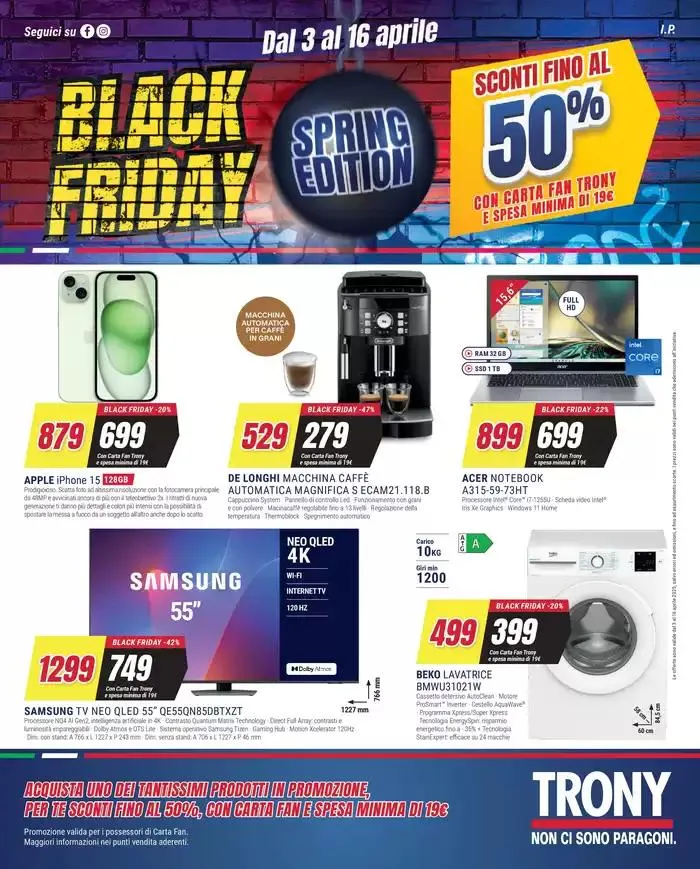 Sconti fino al 50% da 3 aprile a 16 aprile di 2025 - Pagina del volantino 1