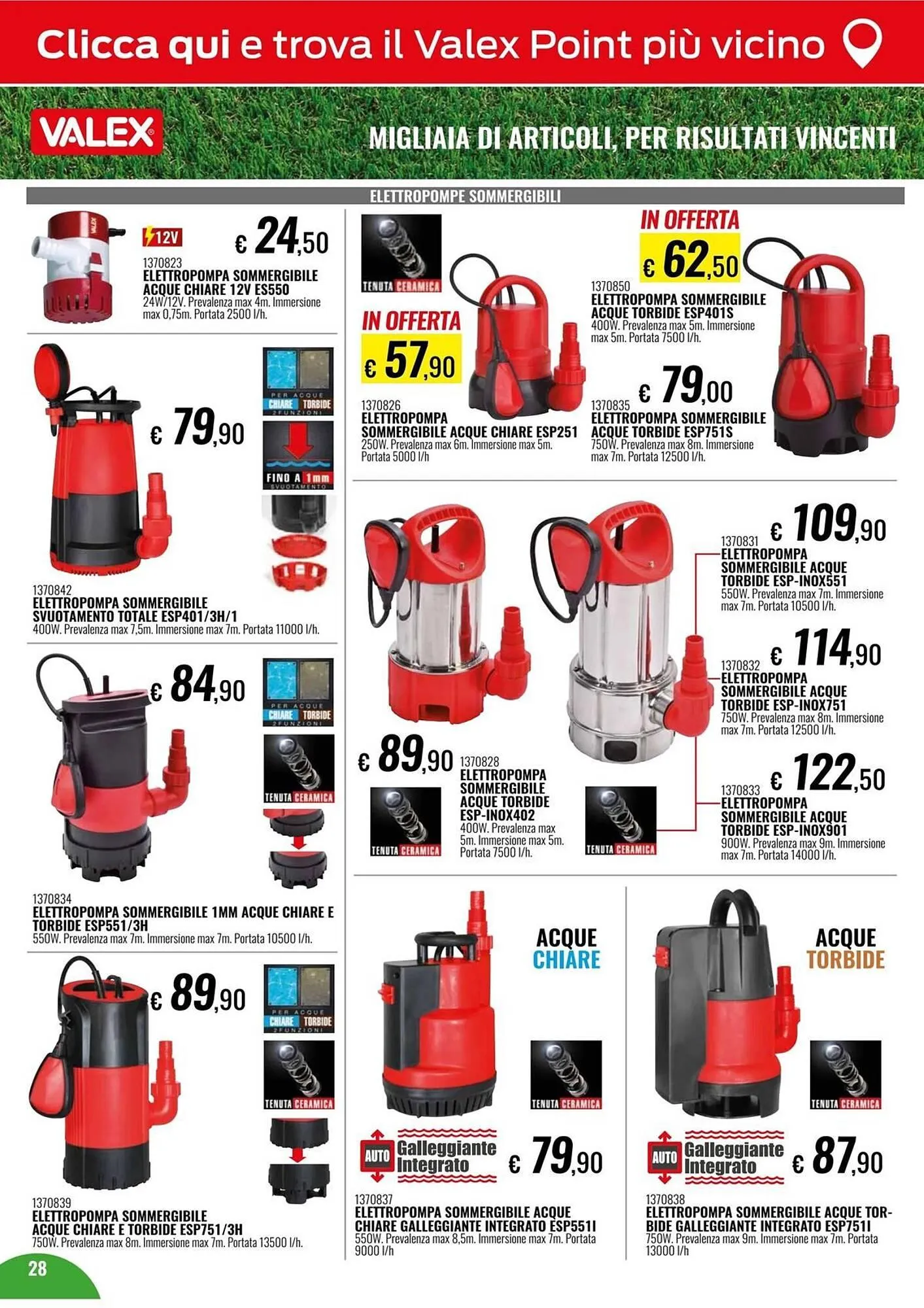 Volantino Valex da 13 gennaio a 22 marzo di 2026 - Pagina del volantino 28