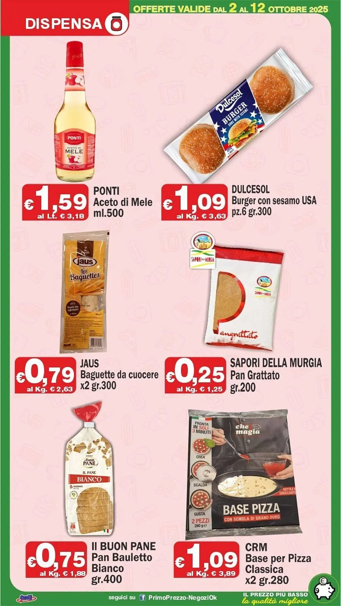 Volantino Primo Prezzo da 2 ottobre a 12 ottobre di 2025 - Pagina del volantino 10