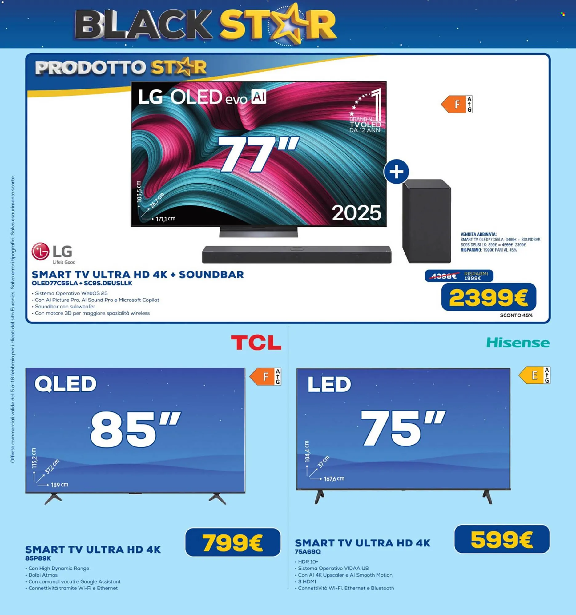 Volantino Euronics da 5 febbraio a 18 febbraio di 2026 - Pagina del volantino 17