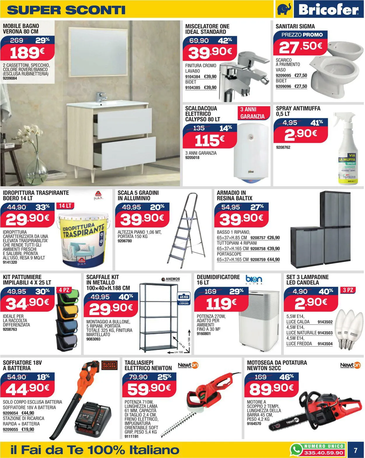 Bricofer - Perugia Volantino attuale da 1 febbraio a 15 febbraio di 2024 - Pagina del volantino 7
