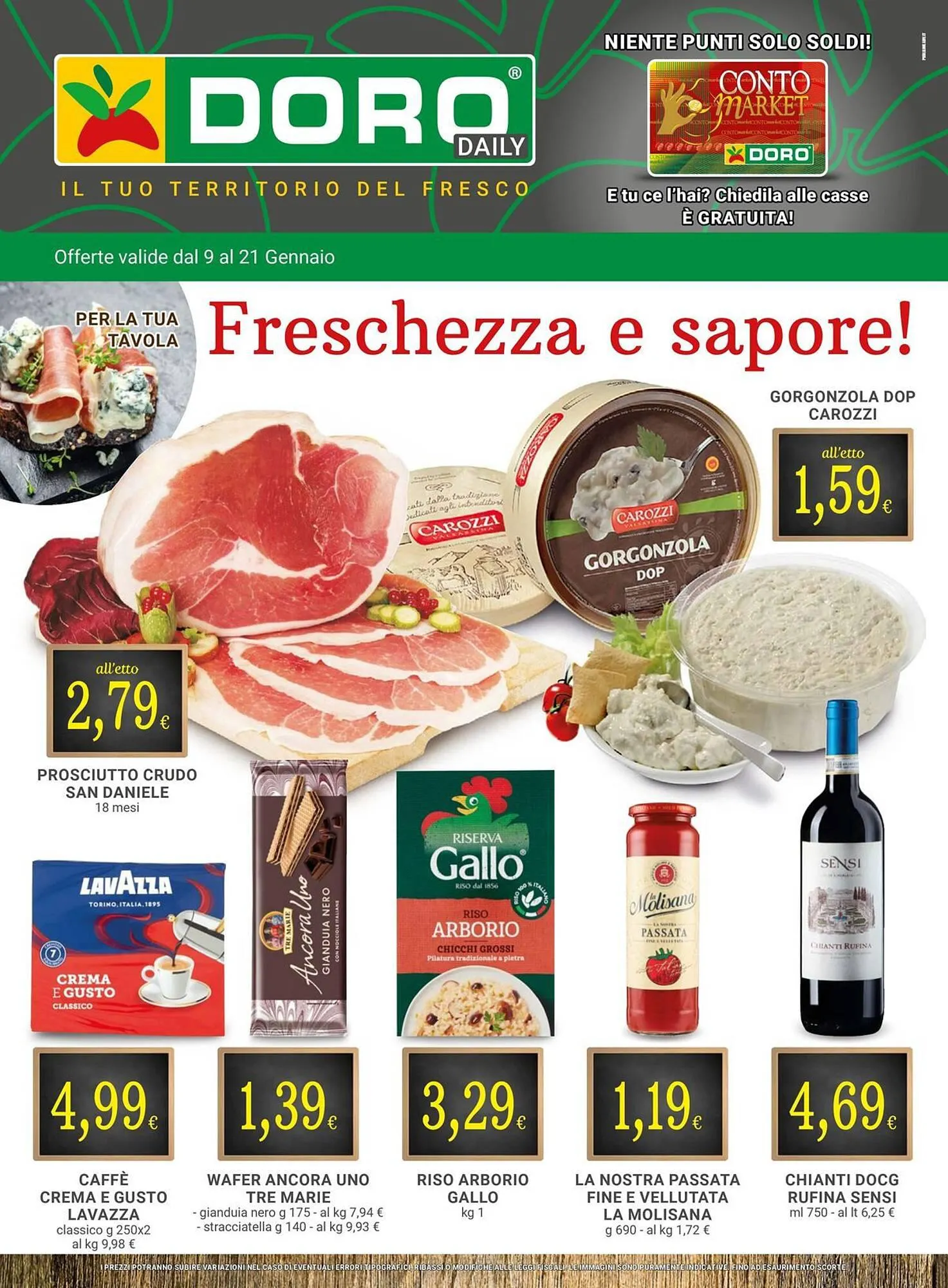 Volantino Doro Daily da 9 gennaio a 21 gennaio di 2024 - Pagina del volantino 