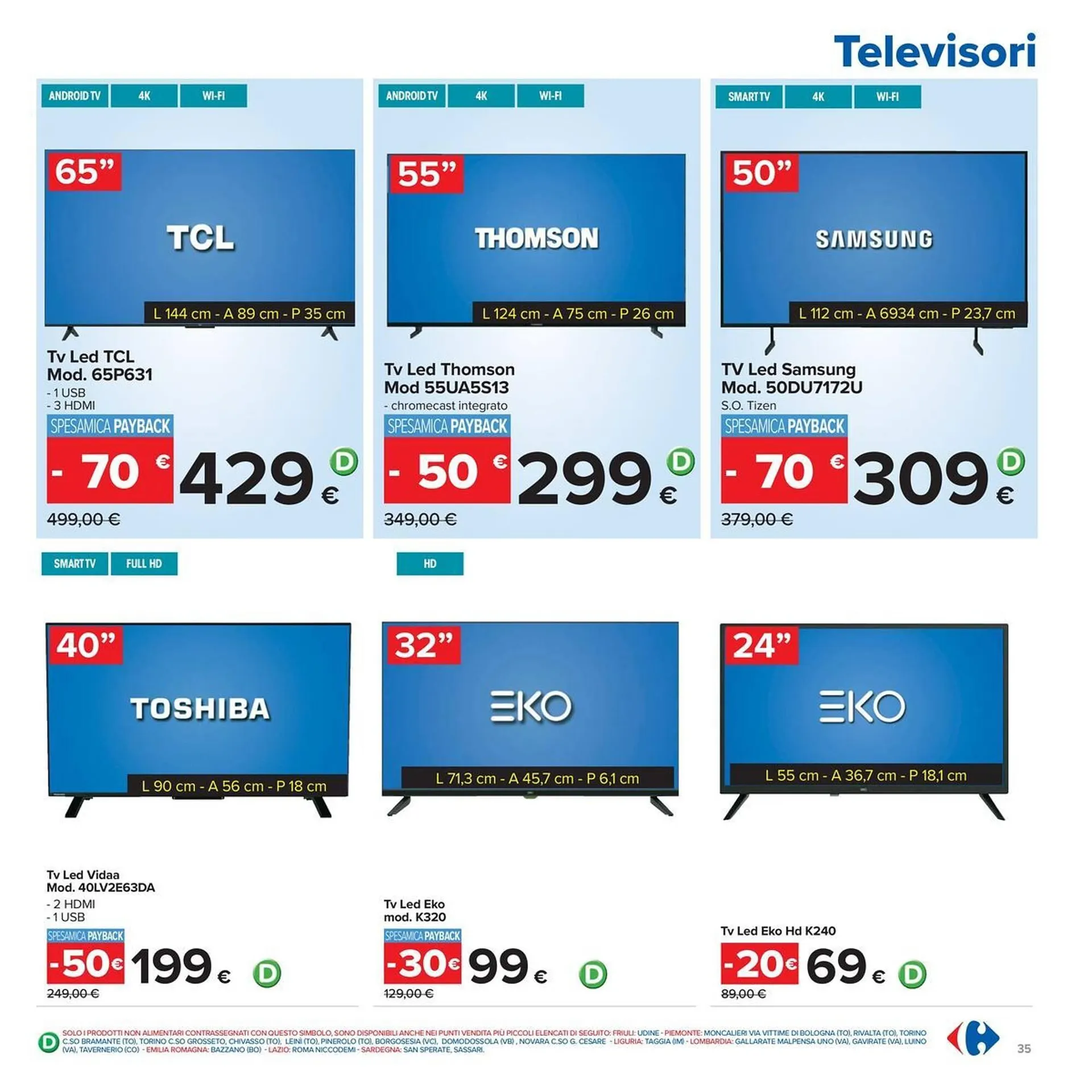 Volantino Carrefour Iper da 24 luglio a 6 agosto di 2025 - Pagina del volantino 35