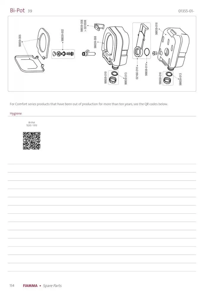 Spare parts catalogo 2025 da 14 gennaio a 31 dicembre di 2025 - Pagina del volantino 154