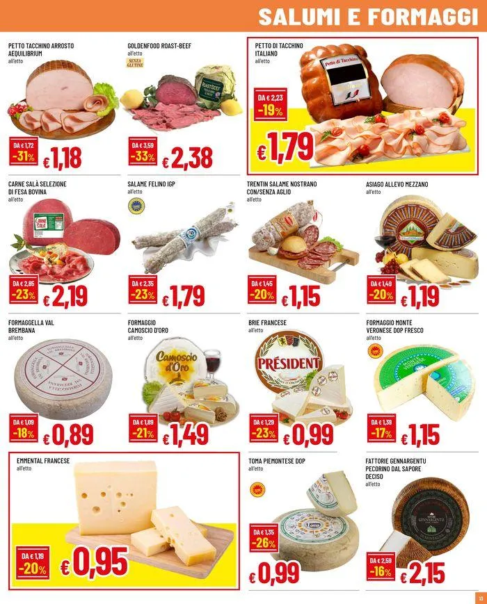 Maxi formati maxi convenienza da 22 agosto a 4 settembre di 2024 - Pagina del volantino 13