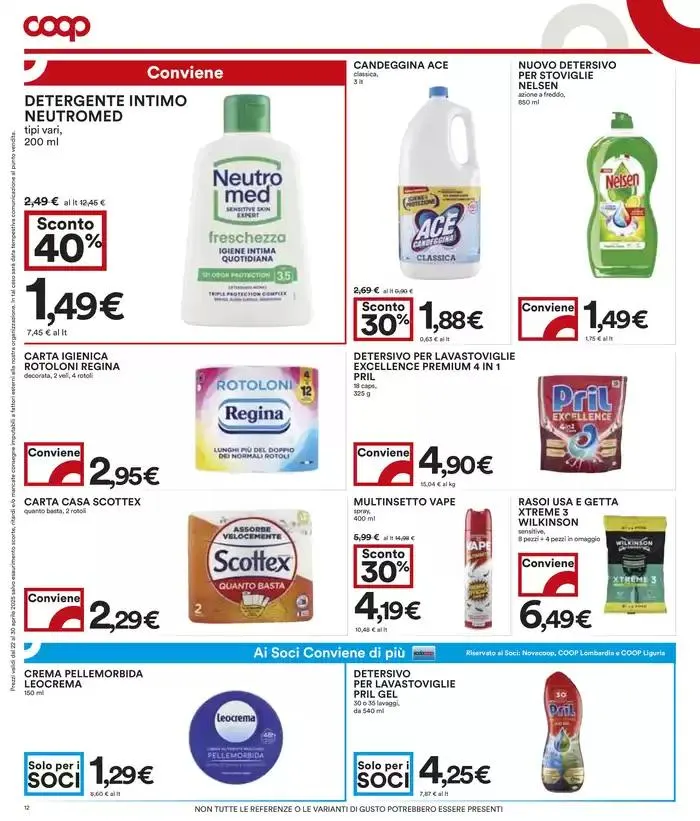 RISPARMIO da 22 aprile a 30 aprile di 2025 - Pagina del volantino 12