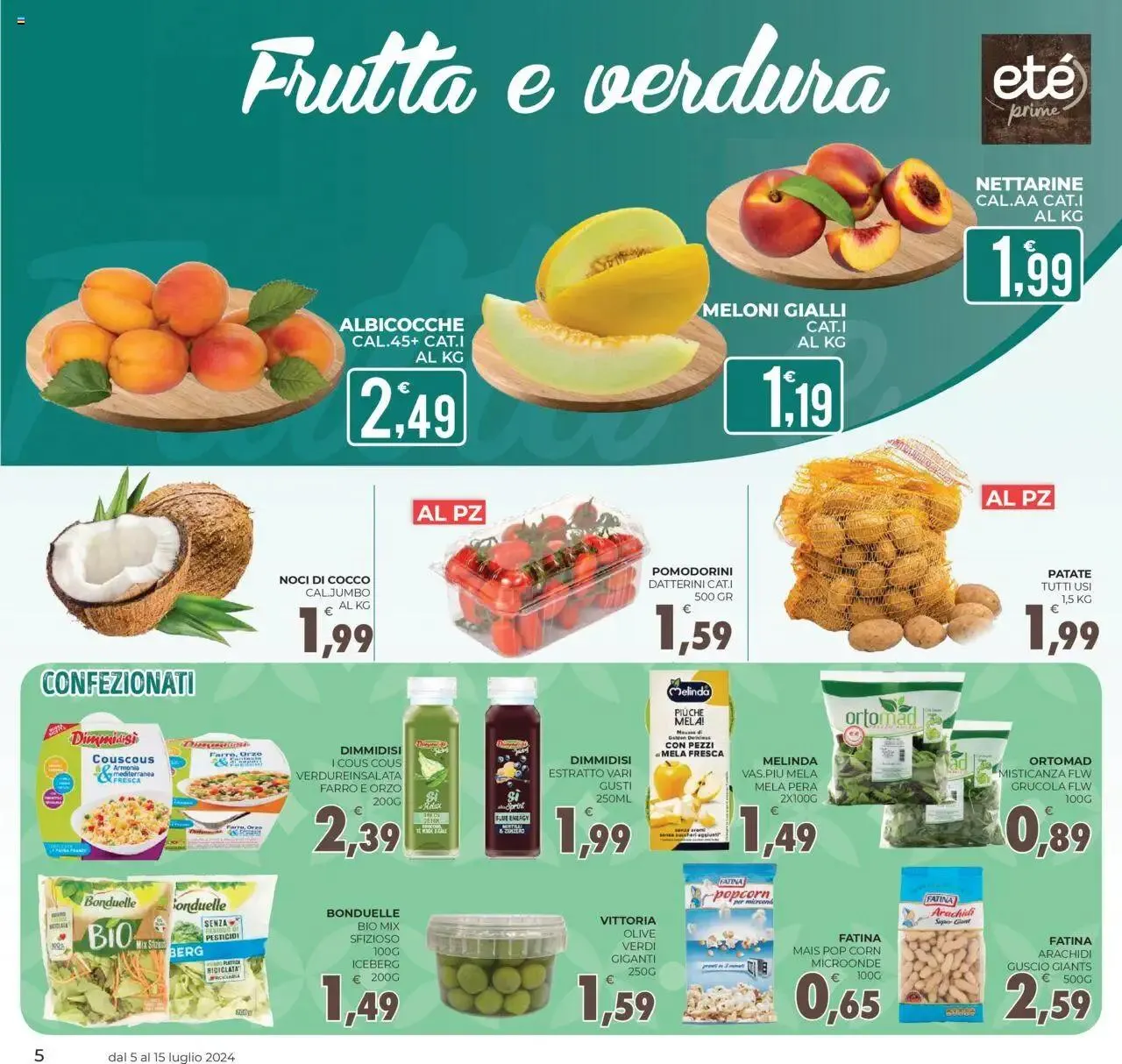 Volantino Eté Prime da 5 luglio a 15 luglio di 2024 - Pagina del volantino 5