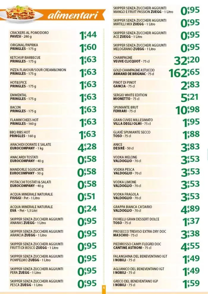 Sottocosto da 31 marzo a 5 aprile di 2025 - Pagina del volantino 4