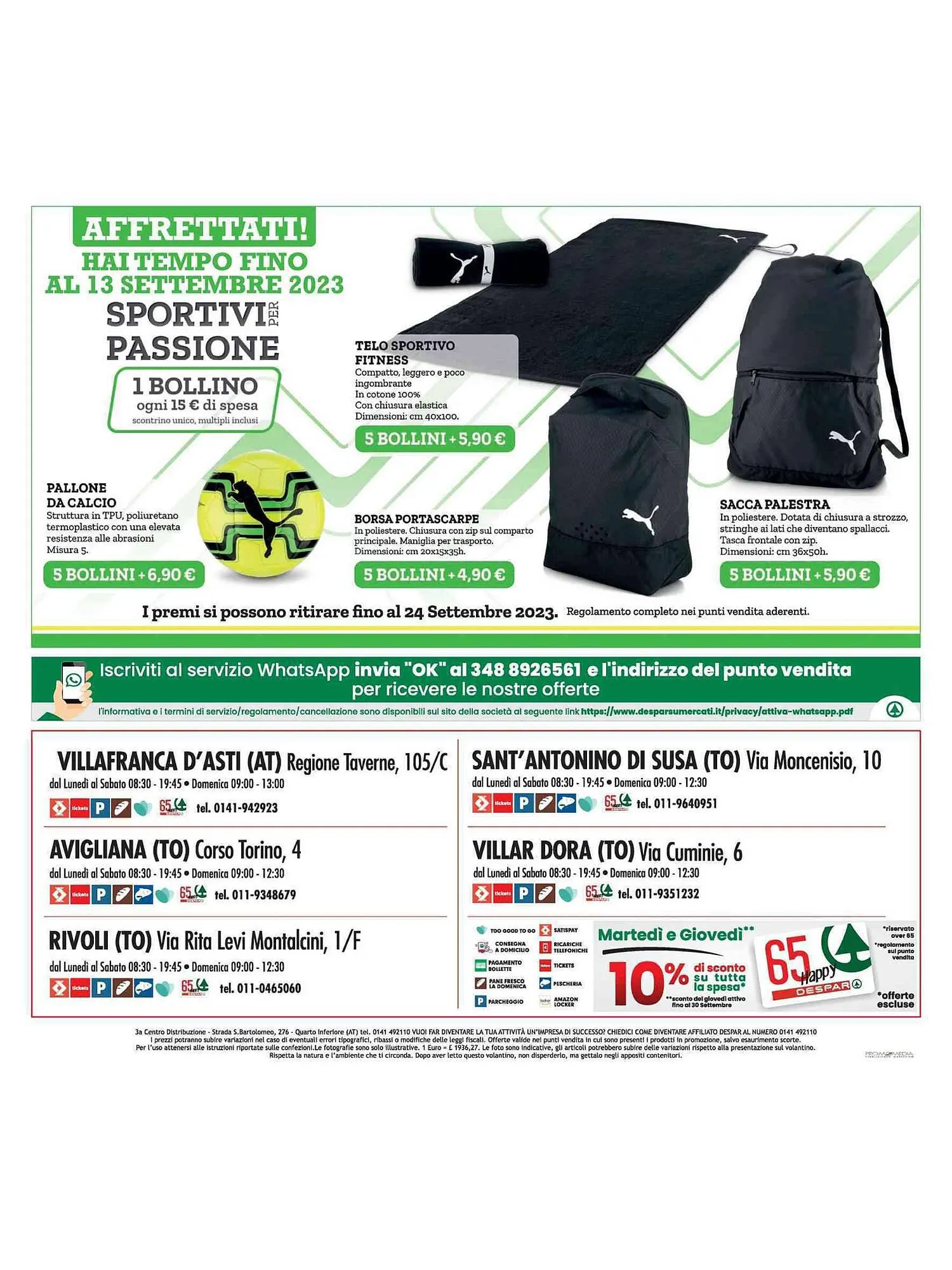 Volantino Eurospar da 31 agosto a 13 settembre di 2023 - Pagina del volantino 12