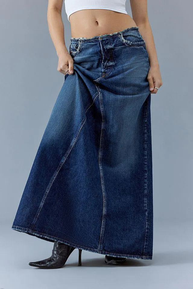 Diesel Pago Denim Maxi Gonna