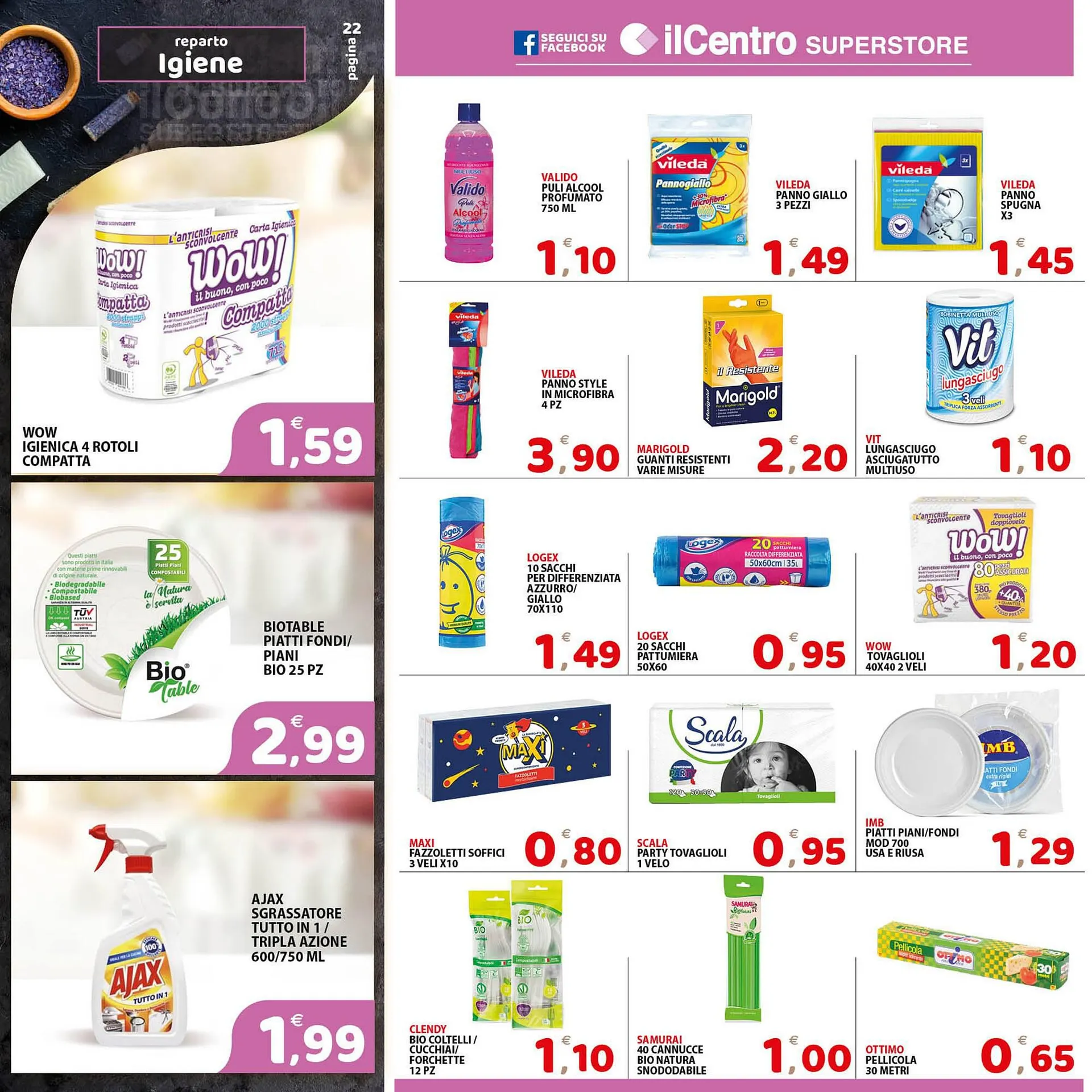 Volantino Il Centro Superstore da 24 gennaio a 6 febbraio di 2024 - Pagina del volantino 22