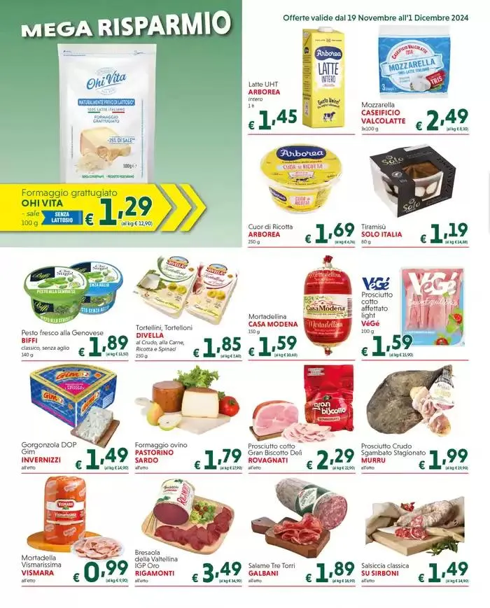 Mega risparmio da 18 novembre a 1 dicembre di 2024 - Pagina del volantino 2