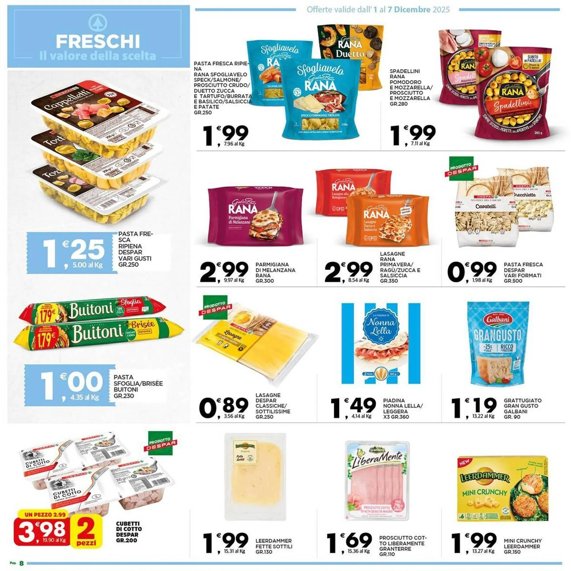 Volantino Despar da 1 dicembre a 7 dicembre di 2025 - Pagina del volantino 8