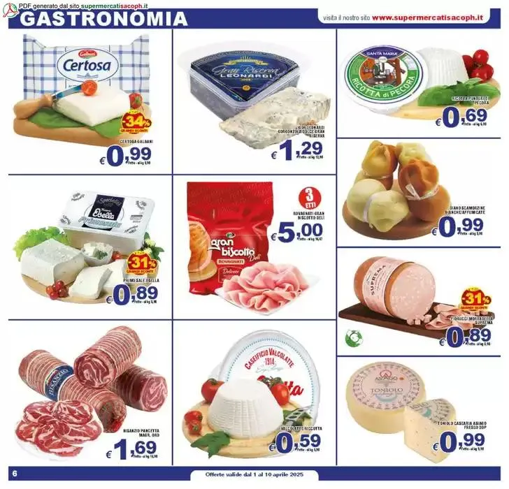 Sottocosto da 1 aprile a 10 aprile di 2025 - Pagina del volantino 6