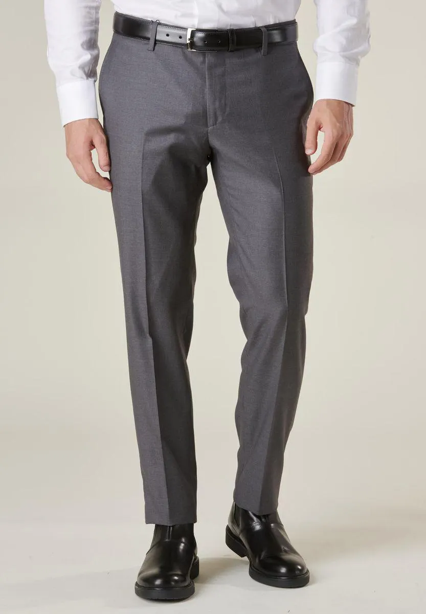 Pantalone grigio fumo sallia tessuto Cerruti custom