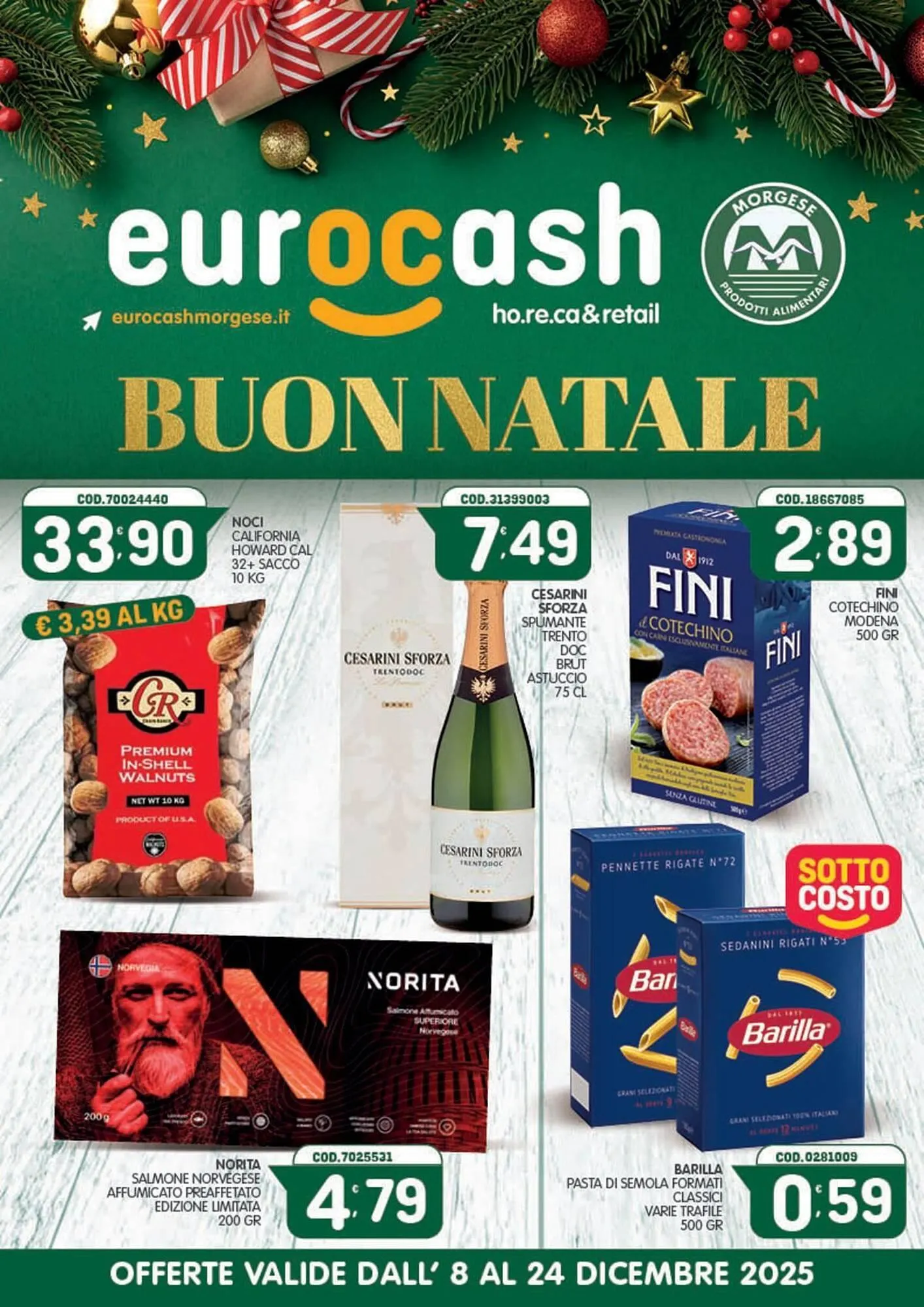 Volantino Eurocash da 8 dicembre a 24 dicembre di 2025 - Pagina del volantino 1