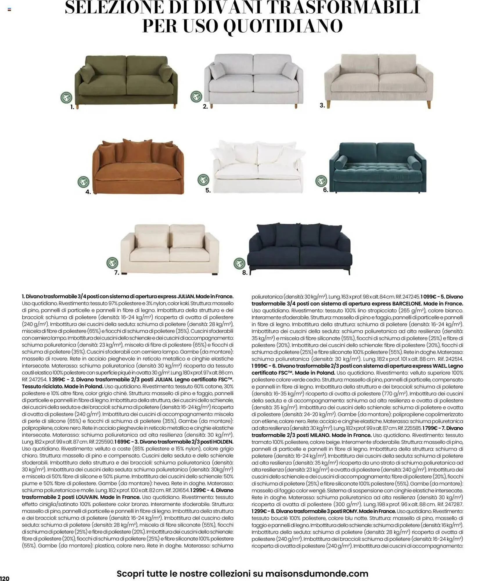 Volantino Maisons du Monde da 27 agosto a 28 febbraio di 2026 - Pagina del volantino 120