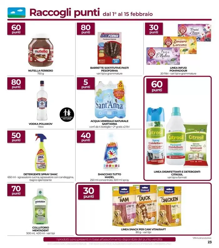 DAL 30 GENNAIO AL 12 FEBBRAIO 2025 da 30 gennaio a 12 febbraio di 2025 - Pagina del volantino 23