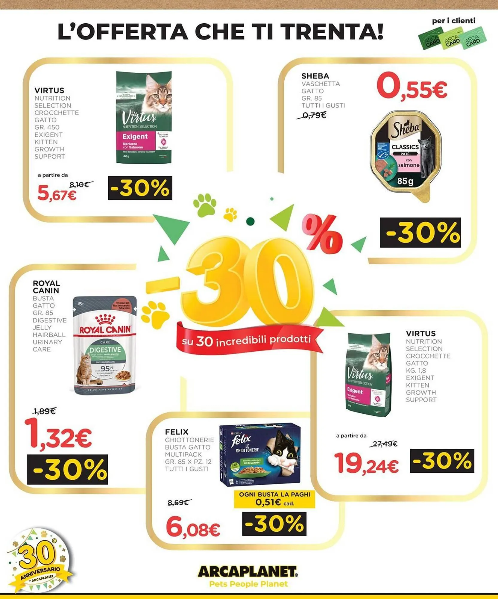 Volantino Arcaplanet da 30 giugno a 20 luglio di 2025 - Pagina del volantino 6