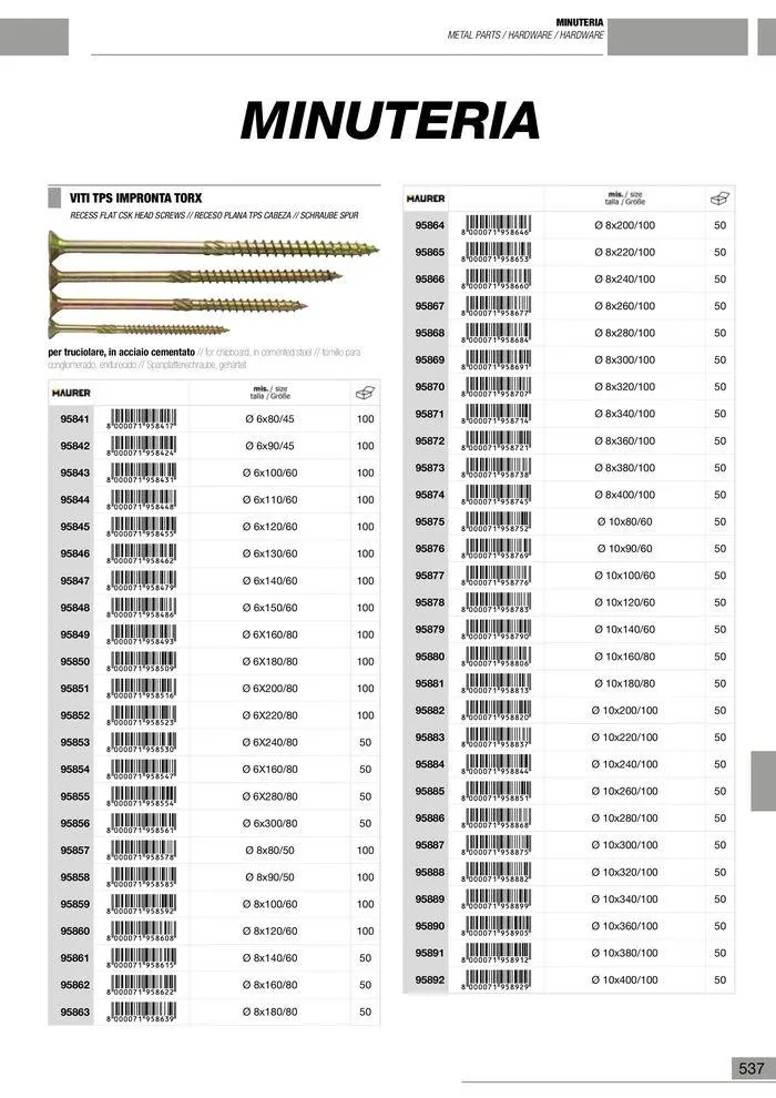 Catalogo Generale da 10 gennaio a 13 maggio di 2025 - Pagina del volantino 538