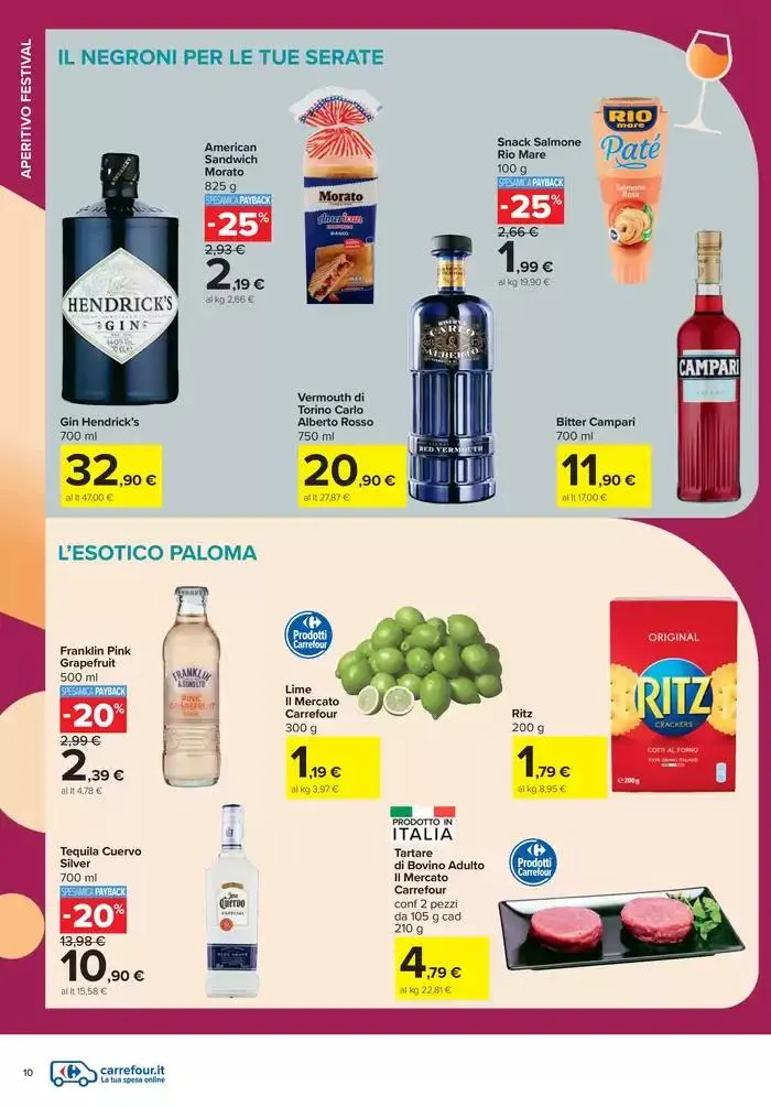 Aperitivo festival da 12 maggio a 31 maggio di 2025 - Pagina del volantino 10