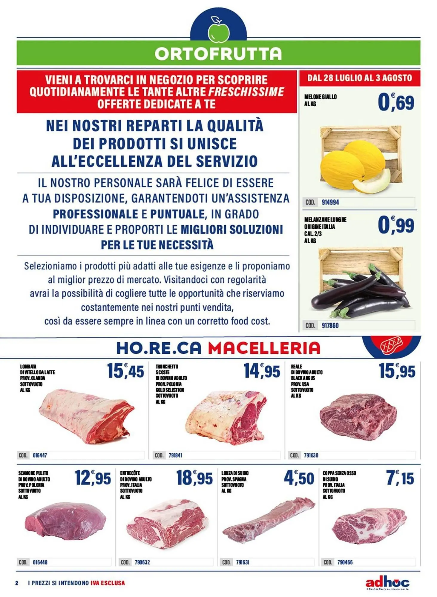 Volantino Adhoc da 28 luglio a 10 agosto di 2025 - Pagina del volantino 2