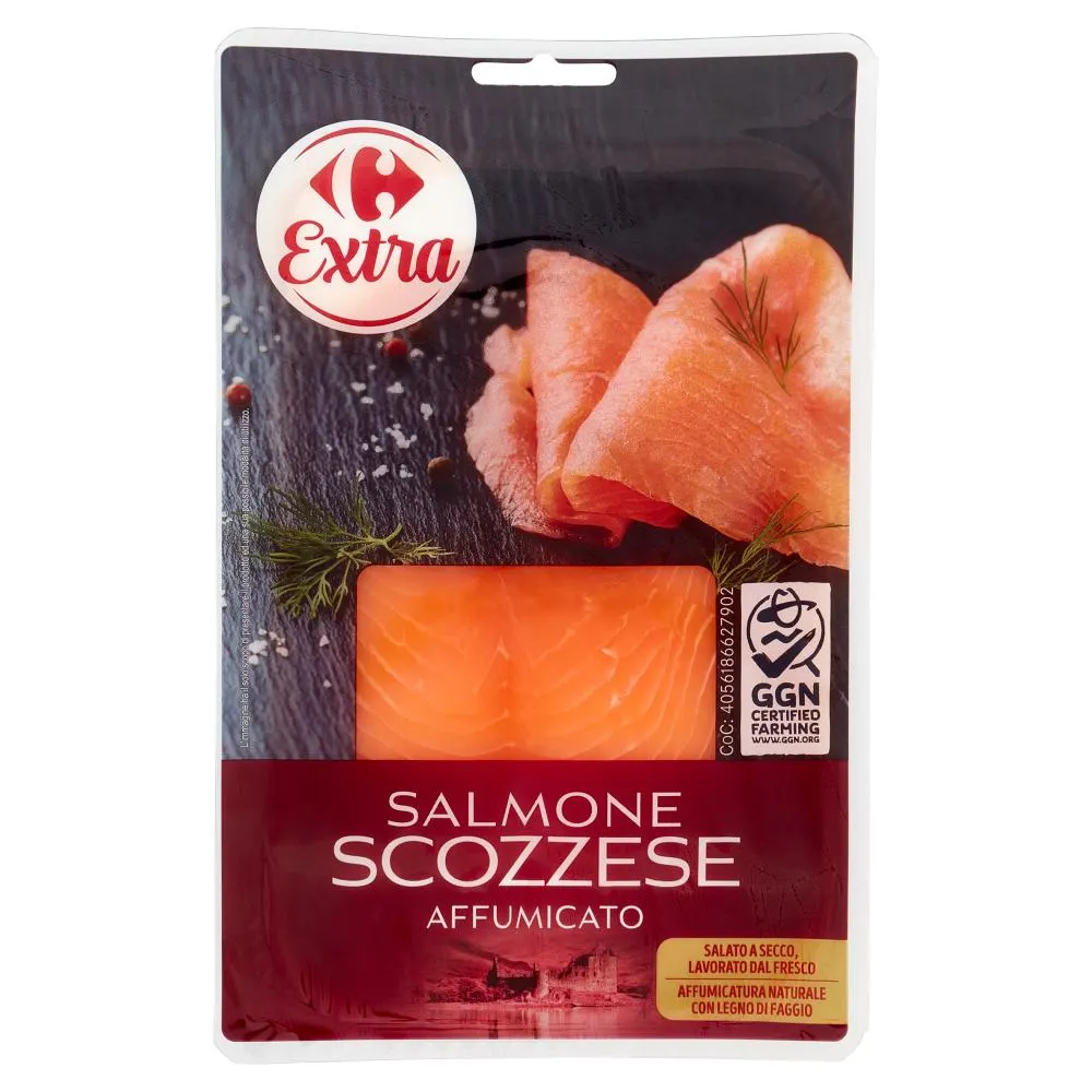 Carrefour Extra Salmone Scozzese Affumicato 50 g