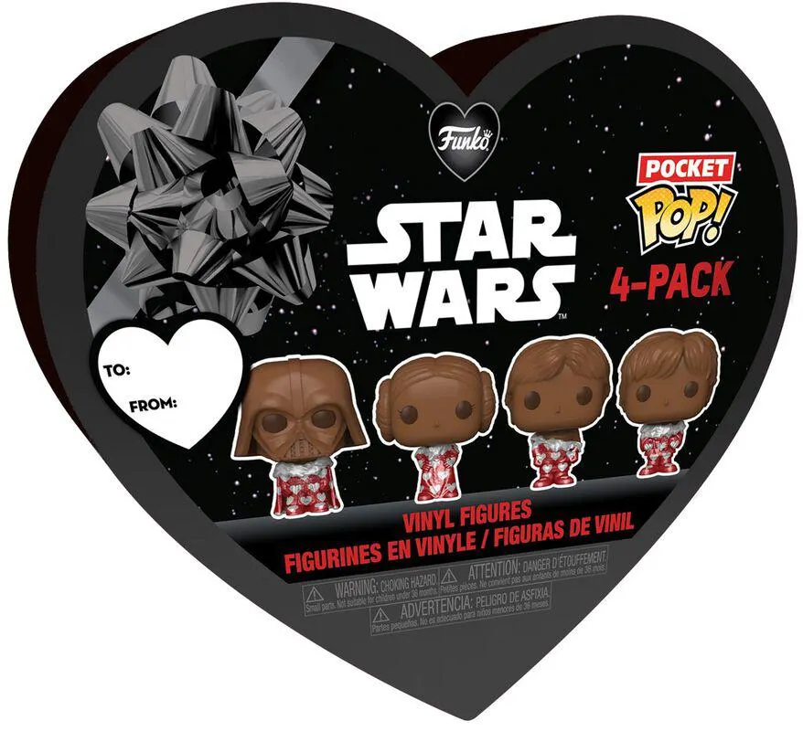 Star Wars - Valentine's Day Box 4-pack (Chocolate) | Funko Pop! | multicolore | Star Wars