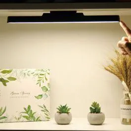 REGLETTE LEILA ALLUMINIO E PLASTICA NERO 40CM LED 600LM LUCE NATURALE CON USB