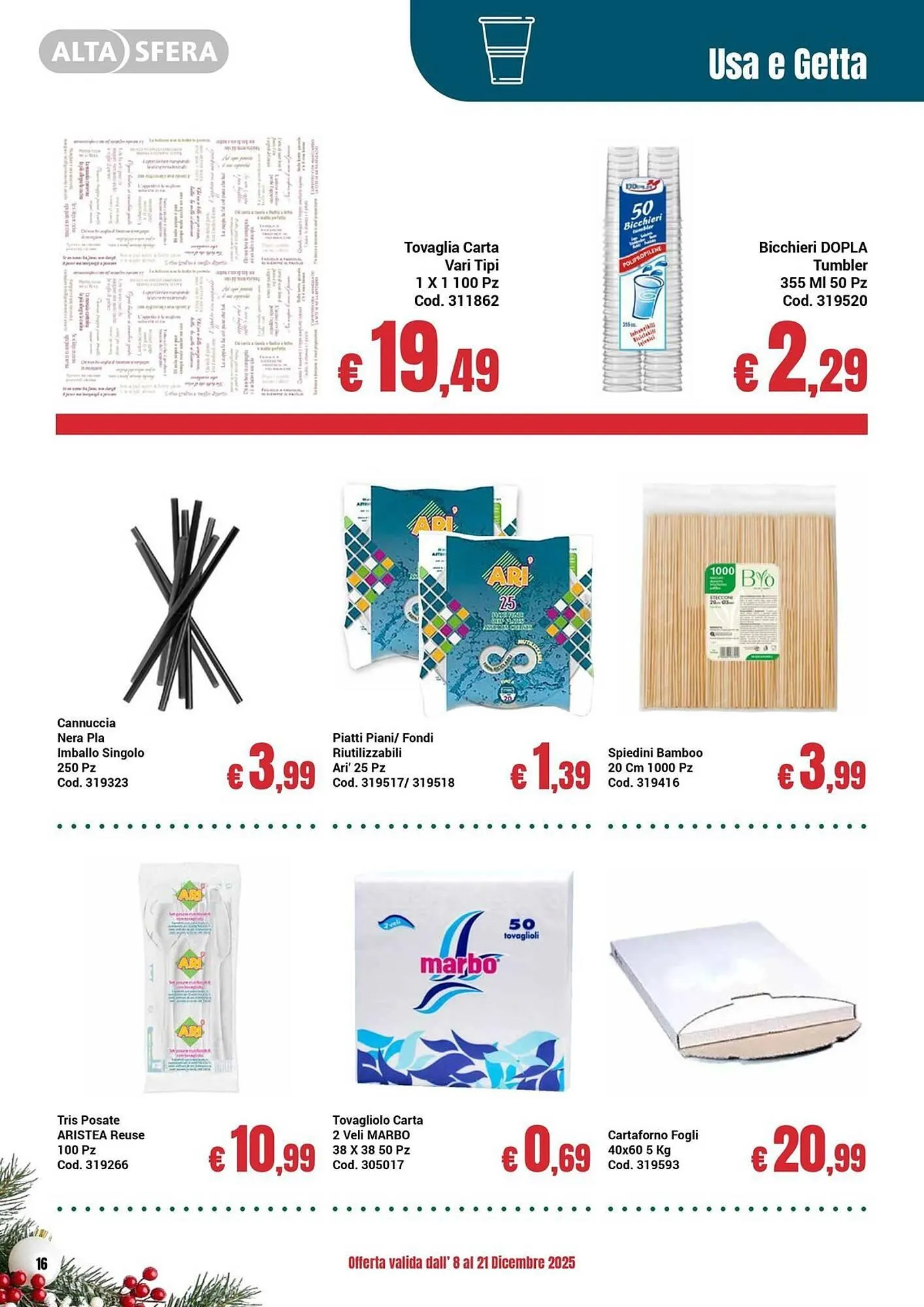 Volantino Centro Cash da 8 dicembre a 21 dicembre di 2025 - Pagina del volantino 16