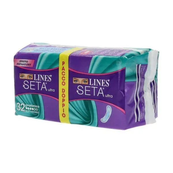 ASSORBENTI LINES IDEA ULTRA ANATOMICO IPOALLERGENICO 32PZ