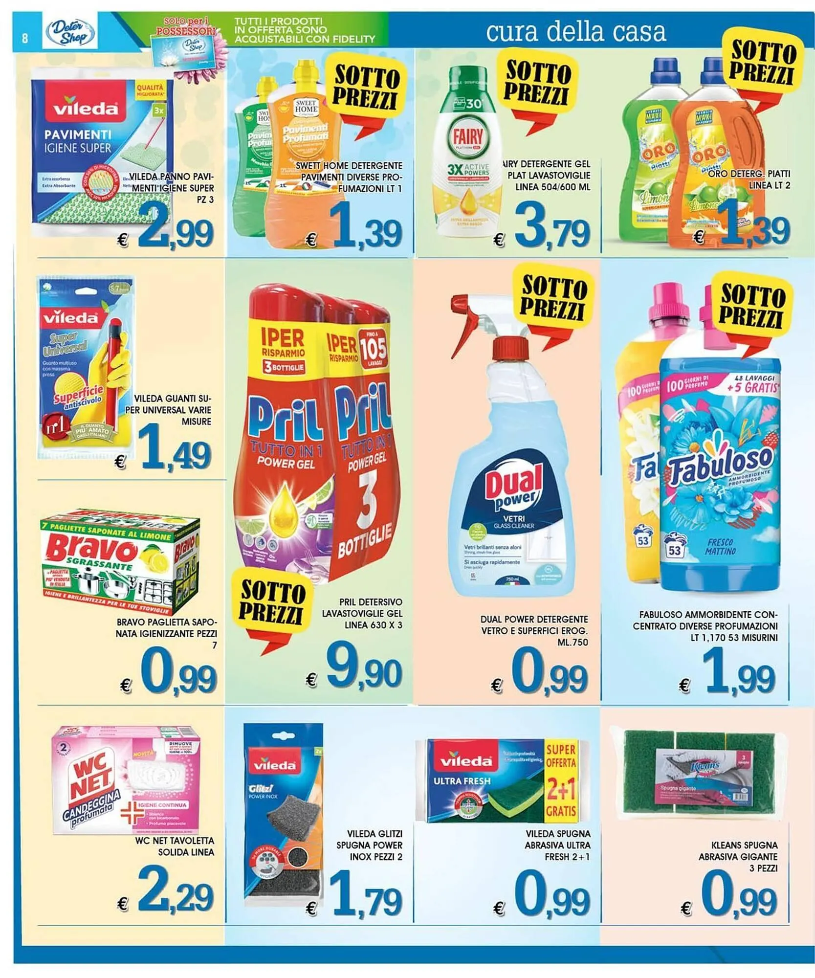Volantino Deter Shop da 1 ottobre a 31 ottobre di 2025 - Pagina del volantino 8